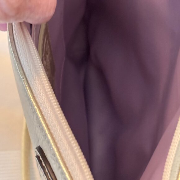 Metallic Gold Coach Crossbody Bag - Picture 8 of 11